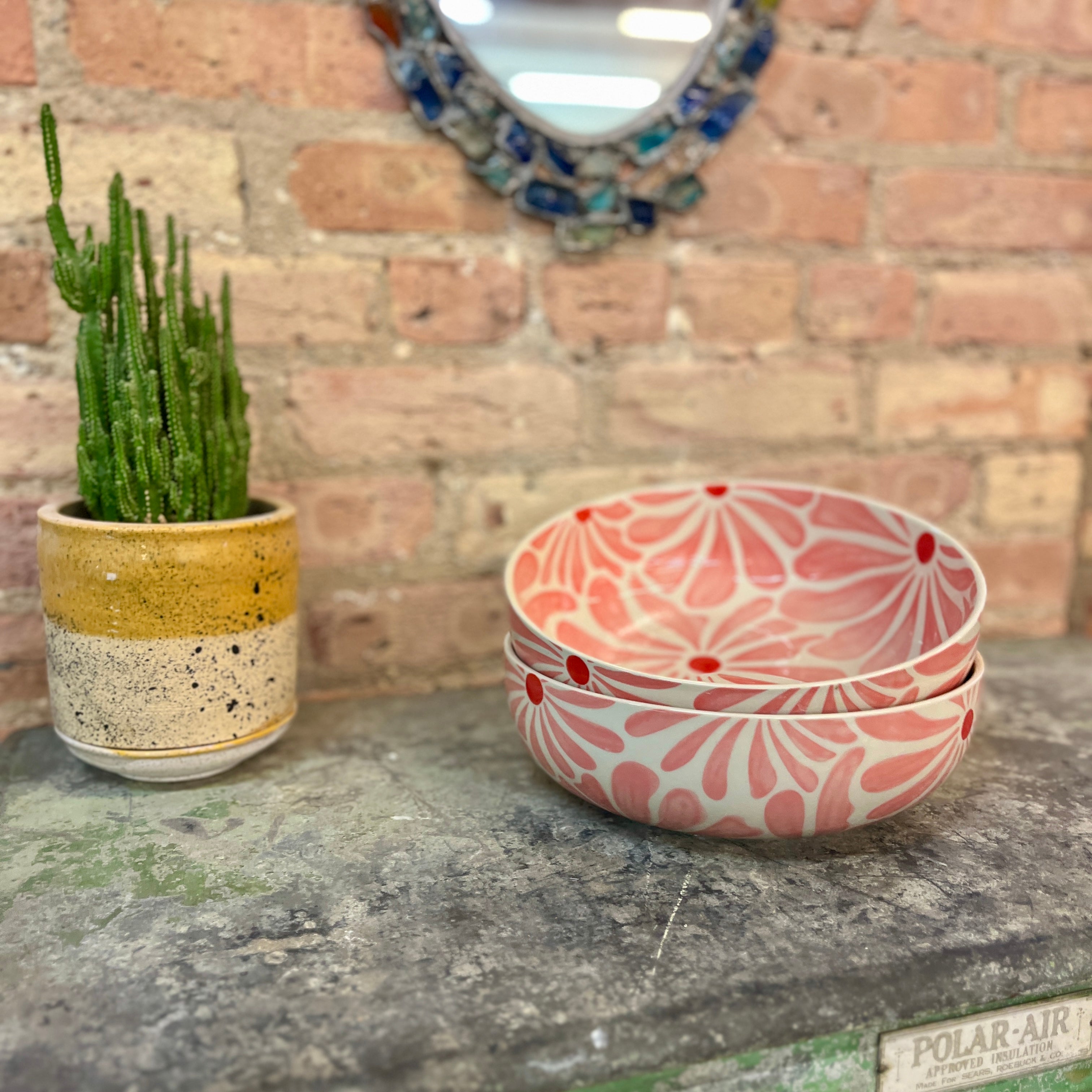 Retro Large Bowl - as seen on FabFitFun! – Rise and Shine Ceramics