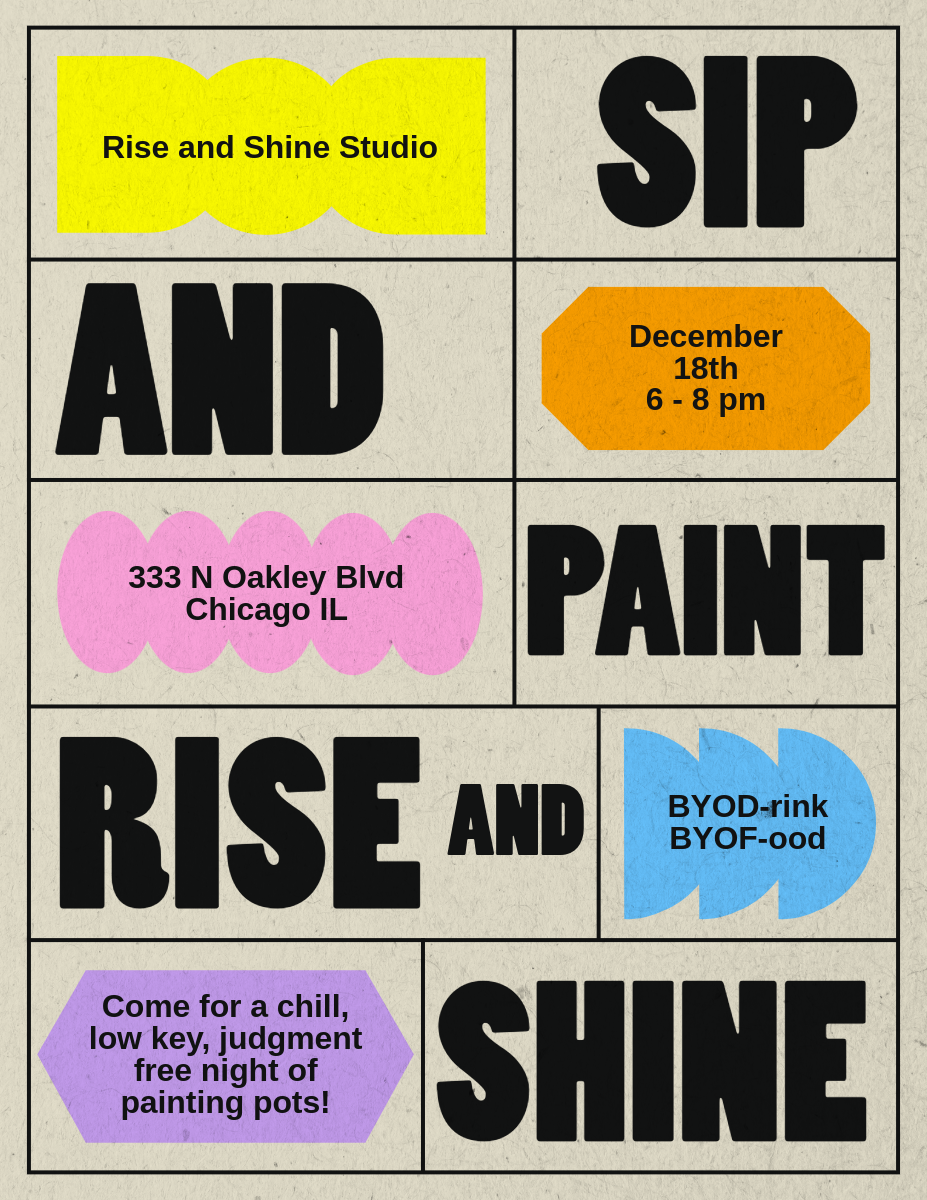 Dec 18th Sip and Paint Tickets